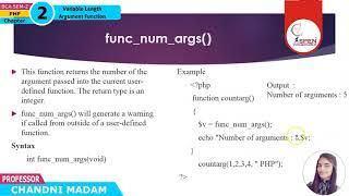 Variable Length Argument Functions in PHP