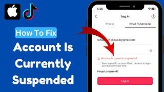 Account Is Currently Suspended TikTok | TikTok Suspended Account Recovery | TikTok Account Suspended