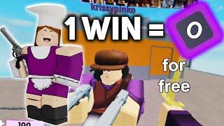 if you win, you get purple team | Arsenal Roblox