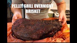 Overnight Brisket on a Pitboss Pellet Grill