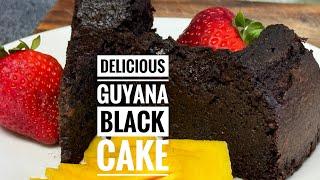 Guyanese BLACK CAKE- A favorite Christmas/wedding cake