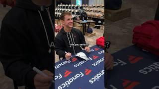 @fanatics tried to get #49ers Brock Purdy to sign a Cowboys hat but he wasn’t having it 