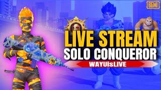 Platinum to Conqueror Day 1 | BGMI | PUBGM| WAYUisLIVE | #pubgm #bgmi #solo #live