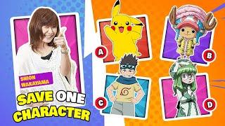 SAVE ONE ANIME CHARACTER FOR EACH VOICE ACTOR  | Anime Quiz