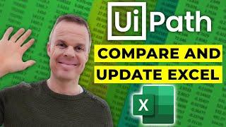 How to compare two Excel sheets and update cells with UiPath - Full Tutorial