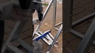 Ladder Welding short #fabrication #howto #welding