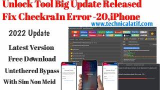  2022 Fix Checkra1n Error -20 | New Untethered Bypass