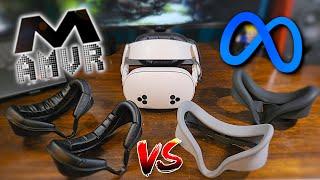 What is the BEST Quest 3S Facial Interface? AMVR vs Meta's Breathable Facial Interface