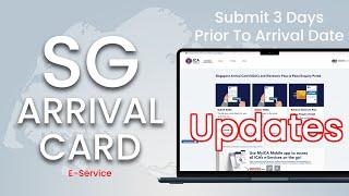 SG Arrival Card 2024 Updates – Filling Out Process