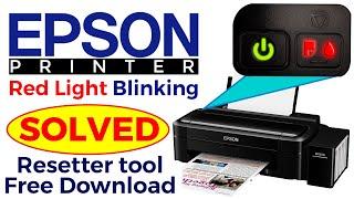 EPSON L130, L220, L310, L360, L365 Red Light Blinking Problem Solved 100% fix in Bangla ।Reset Epson