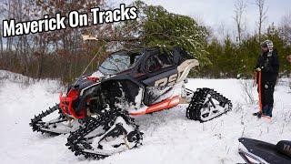 Maverick on Tracks after Blizzard