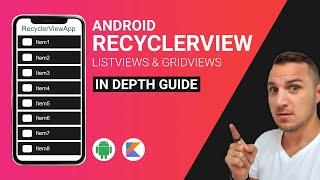 Android RecyclerView Tutorial - In Depth Guide incl. Different View Types