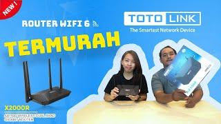 Router WIFI6 TERMURAHHH!!!! X2000R | AX1500 Wireless Dual Band Gigabit Router