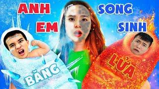 Anh Em Song Sinh Lửa Băng Siêu Quậy... Ai Là Người Giúp Mẹ Được Nhiều Việc Nhất???