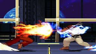 Mugen - Street Fighter - Evil Ken vs. Evil Ryu - 殺意肯 vs. 殺意隆