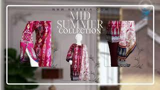 Mid Summer Collection 2022 Hayakia Clothes Fashion HK V618 HK V619