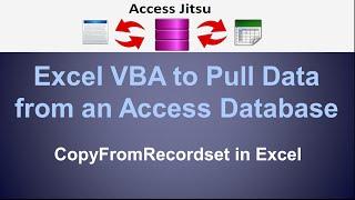 Excel VBA to Extract Data from an Access Database