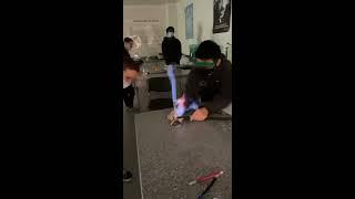 What happens when you screw the Bunsen Burner knob too much? #shorts