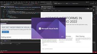 WebForms in Visual Studio 2022 (Getting Started)