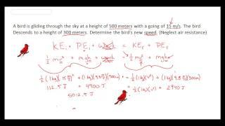 Kinetic & Potential Energy Problems - CLEAR & SIMPLE