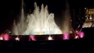 Magic Fountain of Montjuïc in Barcelona Spain (short)