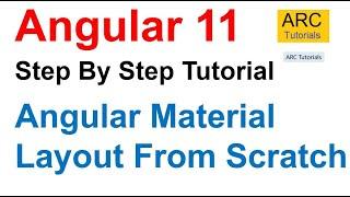 Angular Material Design Layout Tutorial | Angular Layout Template Tutorial | Angular Starter Project