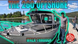 RAIDER BOATS 260 OFFSHORE WALK THROUGH BY PREMIER ALUMINUM BOAT DEALER SELKIRK MARINE