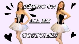 TUTU TRY ON HAUL PT 2//Trying on ALL my dance costumes