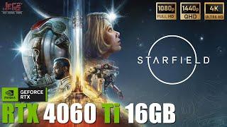 Starfield | RTX 4060 Ti | 1080p, 1440p, 4K benchmarks!