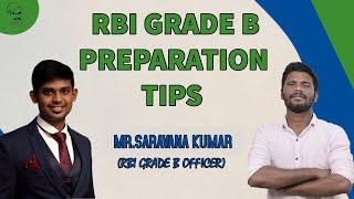 RBI GRADE B PREPARATIONS TIPS | SARVANA KUMAR RBI GRADE B OFFICER | MR.JACKSON