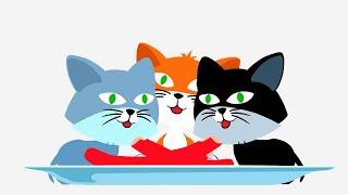 Песенка про пять милых котят  от Кукутиков - Песенка для детей! - учимся считать до 5