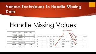 Handling Missing Data Easily Explained| Machine Learning