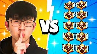 1 Content CREATOR vs 10 MASTER Players (Who Will Win?)