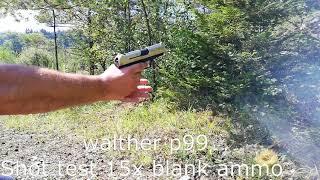 walther p99 shoting test