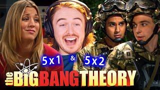 **SEASON 5 LOSES ALL SANITY!!** The Big Bang Theory S5 Ep 1 & 2 Reaction: FIRST TIME WATCHING