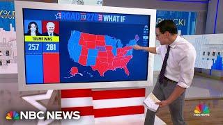 Steve Kornacki: What the road to 270 looks like for Kamala Harris and Donald Trump