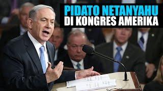 FULL TANPA SENSOR PIDATO NETANYAHU DI KONGRES AMERIKA TEXT SUBTITLE BAHASA INDONESIA