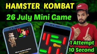 Hamster kombat 26 july mini game puzzle | Hamster kombat 26 july mini game today puzzle | today