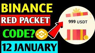 Binance Red Packet Code Today | 2025 Red Packet Code | Binance Gift Today | 11 January Red Packet