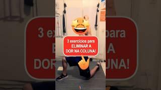 3 exercícios para ELIMINAR A DOR NA COLUNA! #coluna #dornacoluna #herniadedisco #dornascostas