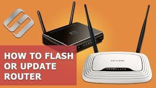  How to Flash a TP Link or D Link Router,  Update Router Firmware