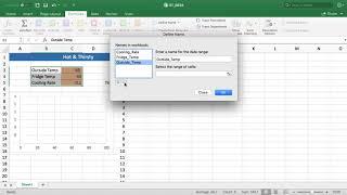 Introduction to Naming Cells in Excel