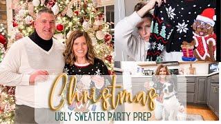 UGLY CHRISTMAS SWEATER PARTY PREP | CHRISTMAS DECOR AND PARTY HAUL