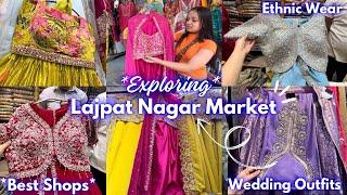 Lajpat Nagar Market Delhi| with shop No. |Latest Collection 2024 | Ethnic Wear|| #youtube #market