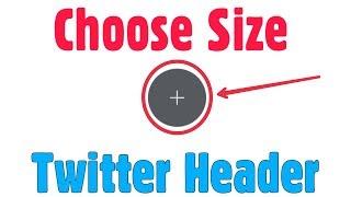 How To Choose Size Twitter Header Image || Select Width & Height Crop Photo in PicsArt