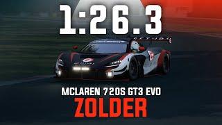 Zolder 1:26.3 - Mclaren 720S GT3 EVO - GO Setups | ACC 1.10.2