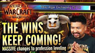 Profession Leveling HUGE Improvements From Dragonflight! - The War Within Beta