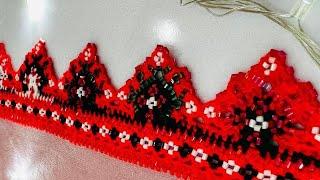 آموزش رایــگان|how to make crochet design in balochi |koreyshi design in balochi