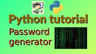 Password generator - Python project for beginners (12)