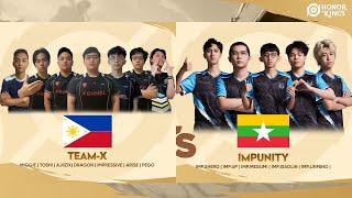 TEAM-X vs. IMPUNITY - Kings of Underground Asia S1 (Group B) | Kaisaya